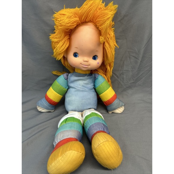 Mattel Other - Vintage 1983 Mattel Original Huge 18" Big RAINBOW BRITE Plush Doll Hallmark Rare